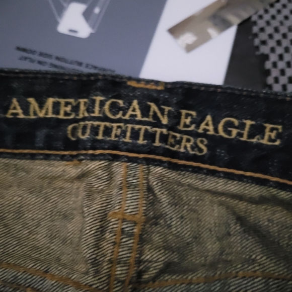 AMERICAN EAGLE | slim straight dark wash jeans - Picture 6 of 9